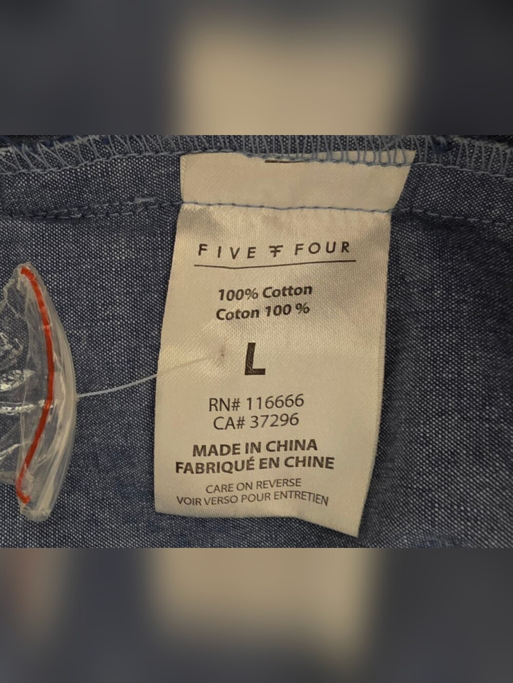 Five Four Light Blue Zip-Front Shirt Jacket - Picture 4 of 7